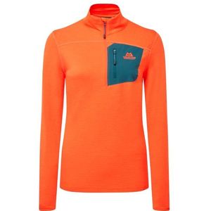 Mountain Equipment Womens Lumiko Zip T Fleecetrui (Dames |oranje)