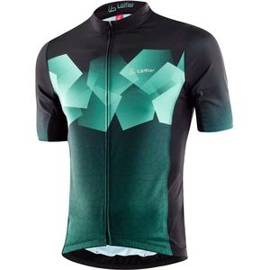 Löffler Bike Jersey Full Zip Leaves Hotbond Fietsshirt (Heren |meerkleurig)