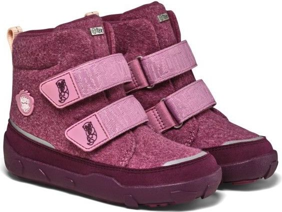 Affenzahn - Kids Mid Boot Wool Comfy - Winterschoenen - Purper - Waterdicht