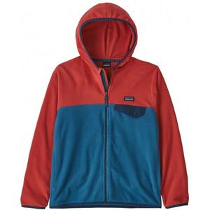 Patagonia Boys Micro D Snap-T Jacket Fleecevest (Kinderen |rood/blauw)