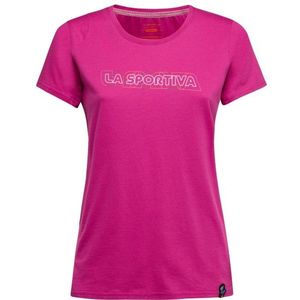 La Sportiva Womens Outline T-shirt (Dames |roze)
