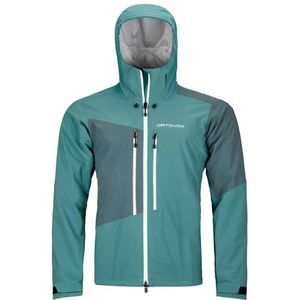 Ortovox Westalpen 3L Jacket Regenjas (Heren |turkoois |waterdicht)