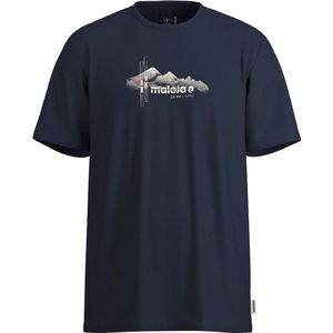 Maloja - WeisseggM - T-shirt - Blauw