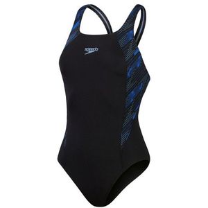 Speedo Womens Hyperboom Splice Muscleback Badpak (Dames |zwart)