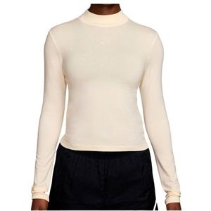 Nike - Womens NSW Tee L/S Knit Chill - Hardloopshirt - Beige