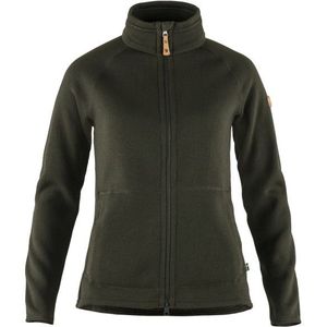 Vest Fjällräven Women Övik Fleece Zip Sweater Deep Forest