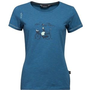 Chillaz Womens Gandia Tyrolean Trip T-shirt (Dames |blauw)