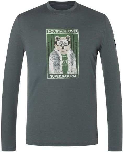 Super.natural - Bearski - T-shirt - Lange Mouwen - Ademend - Merinowol