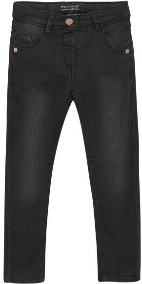 Minymo - Stretch Slim Fit - Korte Broek - Grijs Zwart