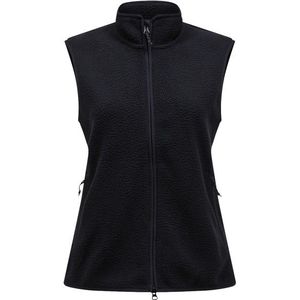 Peak Performance Womens Pile Vest Fleecebodywarmer (Dames |zwart)