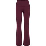 Hey Honey - Always Dressed - Trainingsbroek - Rood - High-Waist Flared Leggings
