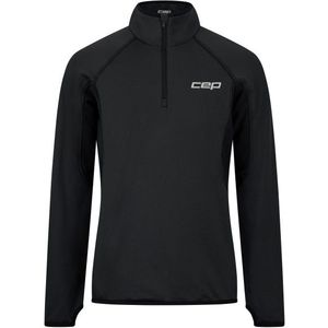 CEP Womens Core Run Thermal Zip L/S Hardloopshirt (Dames |zwart)