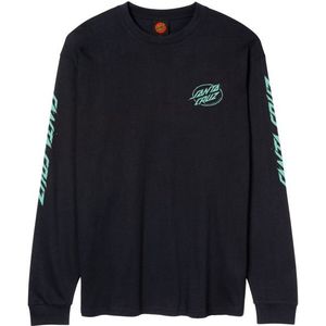 Santa Cruz - Cyber Dot L/S T-Shirt - Zwart - T-shirt