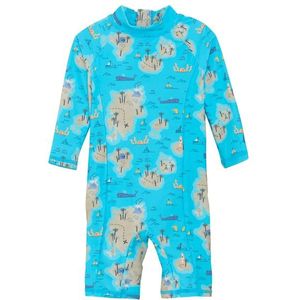 Color Kids Baby Suit L/S AOP Lycra (Kinderen |turkoois)