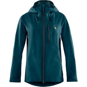 Fjällräven Womens Bergtagen Lite Eco-Shell Jacket Regenjas (Dames |blauw |waterdicht)