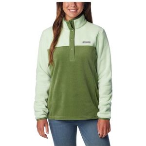 Columbia Womens Benton Springs 1/2 Snap Pullover Fleecetrui (Dames |olijfgroen)