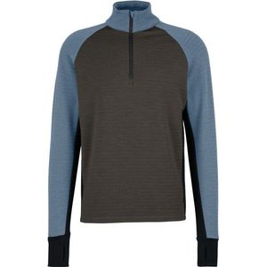 Stoic MerinoFleece260 FlenSt Half Zip Merinotrui (Heren |zwart)