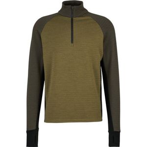 Stoic MerinoFleece260 FlenSt Half Zip Merinotrui (Heren |zwart)