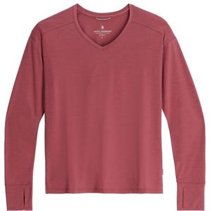 Royal Robbins Womens Madera V Neck Longsleeve (Dames |rood)