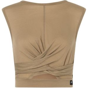 supernatural Womens Wrap Top Yogatanktop (Dames |beige)
