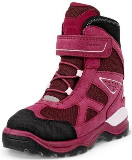 Ecco - Kid's Snow Mountain 1S Lace - Winterschoenen - Rood - Waterdicht