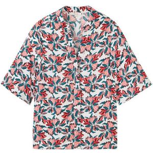 Tranquillo Womens Bluse aus Ecovero Viskose T-shirt (Dames |meerkleurig)