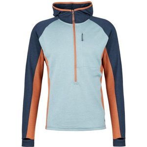 Stoic Merino260 StadjanSt 3/4 Zip w Hood Merinohoodie (Heren |turkoois)