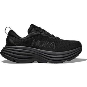 HOKA Womens Bondi 8 Hardloopschoenen (Dames |zwart)