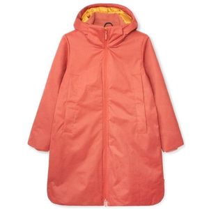 Selfhood Womens Hooded Coat Lange jas (Dames |rood |waterdicht)