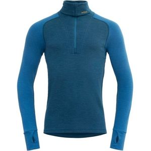 Devold Expedition Merino Silk Zip Merino-ondergoed (Heren |blauw)