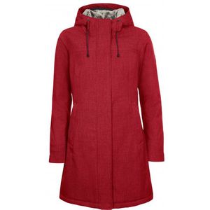 Elkline Womens Apres Ski Lange jas (Dames |rood |waterdicht)