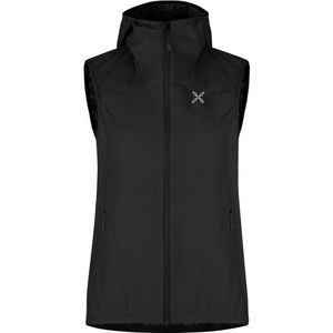 Montura Womens Rise Hooded Vest Softshellbodywarmer (Dames |zwart)