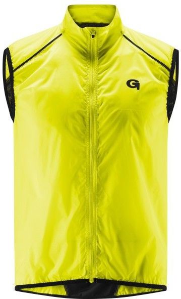 Gonso - Neon Vest - Fietsbodywarmer - Geel - 100% Polyester - Stretch, Winddicht