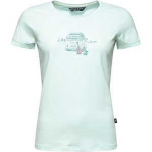 Chillaz Womens Gandia Out In Nature T-shirt (Dames |wit/grijs)