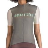 Sportful - Supergiara Logo - Korte Mouw Wielertrui - Grijs