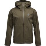 Black Diamond - Fineline Stretch Shell - Regenjas - Bruin - Waterdicht