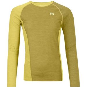 Ortovox Womens 120 Cool Tec Fast Upward Long Sleeve Sportshirt (Dames |geel)