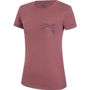 Wild Country Womens Session T-shirt (Dames |bruin/rood)