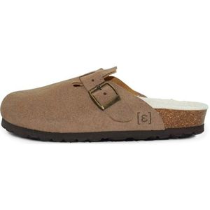 Espadrij Womens Cloq Velour Teddy Sandalen (Dames |bruin)