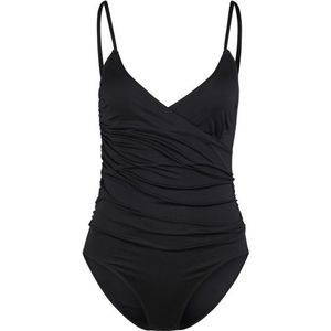 DEDICATED Womens Wrap Swimsuit Klinte Badpak (Dames |zwart)