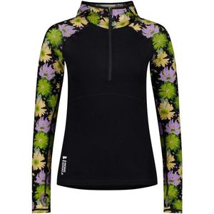 Mons Royale Womens Bella Tech Hood Merino-ondergoed (Dames |zwart)