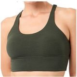 Mandala - New Studio Bra - Sportbeha - Beige/Olijfgroen