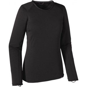 Patagonia Womens Capilene Thermal Weight Crew Synthetisch ondergoed (Dames |zwart)