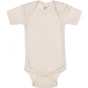 Engel Baby Body S/S Merino-ondergoed (Kinderen |beige)