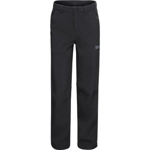 Jack Wolfskin - FOURWINDS PANTS K - Softshell-broek - Zwart - Ademend - Waterafstotend - Winddicht