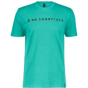 Scott No Shortcuts S/S T-shirt (Heren |turkoois)