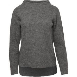 Reiff Womens Krepp-Pulli Frieda Wollen trui (Dames |grijs)