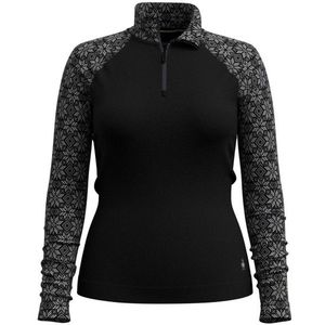 Smartwool Womens Classic Thermal Merino BL 1/4 Zip Boxed Merino-ondergoed (Dames |zwart)