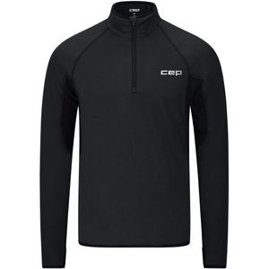 CEP Core Run Thermal Zip L/S Hardloopshirt (Heren |zwart)