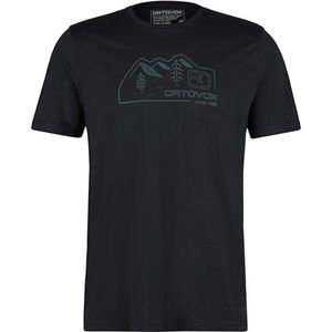 Ortovox - 150 Cool Vintage Badge - Merinoshirt - Zwart